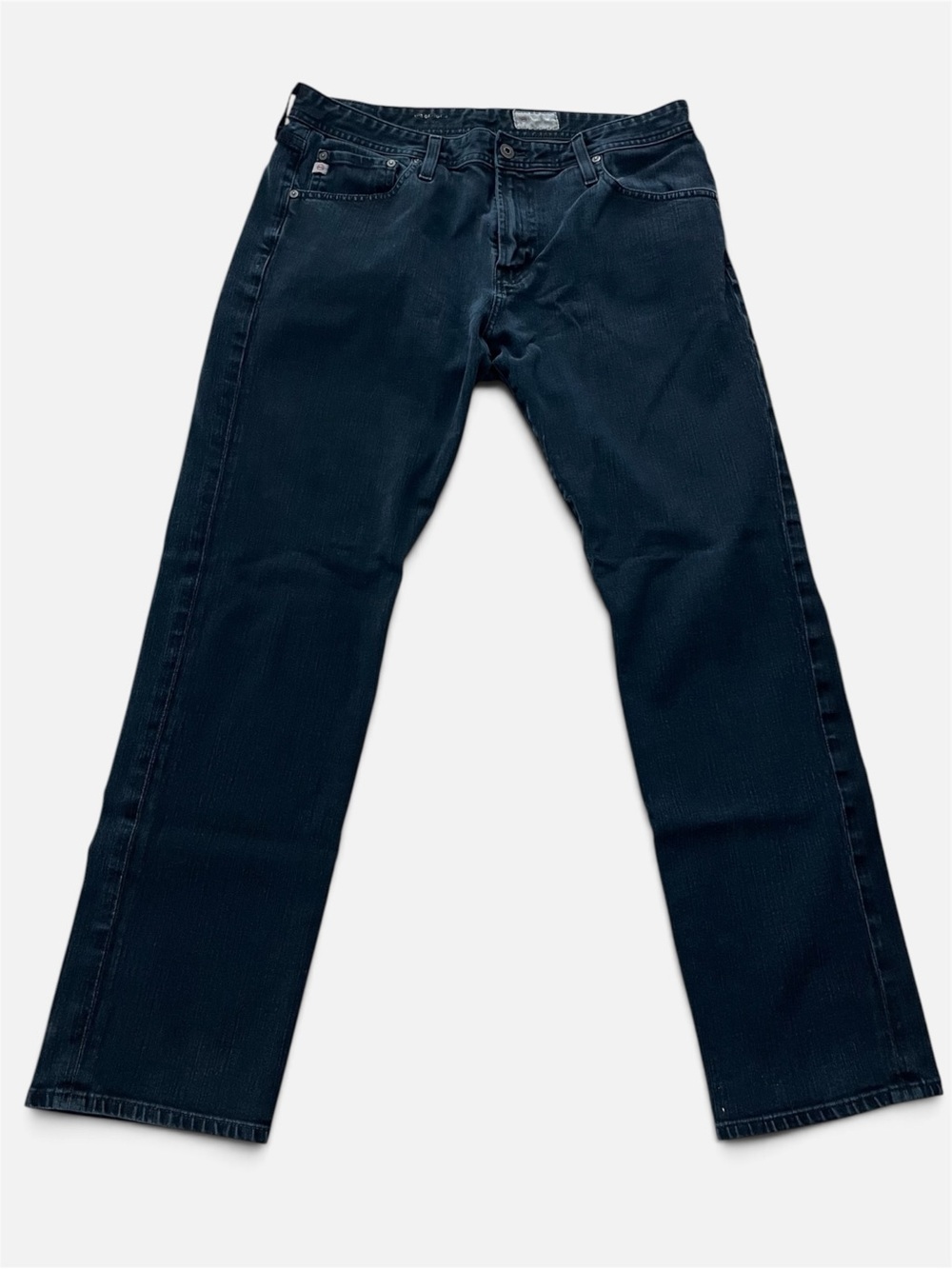 Ag Adriano Goldschmied Men's Straight-Leg Jeans in Fade Black 36 x 32
